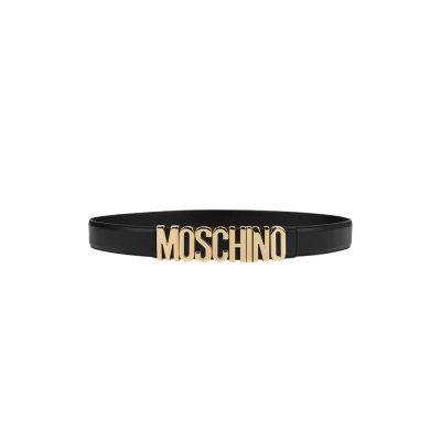 THE BELT IN LEATHER WITH LOGO